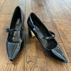 Jones New York Black Patent Leather Heels